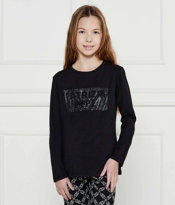 

Блузка Patrizia Pepe Regular Fit, черный