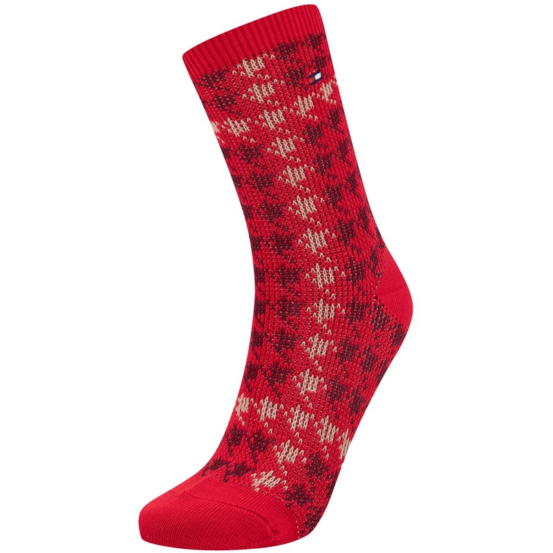 

Носки Mid-Calf женские 1 упаковка Tommy Hilfiger, Burgundy 612