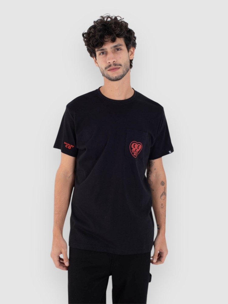 

Футболка Hurley Heart Pocket T-Shirt, black