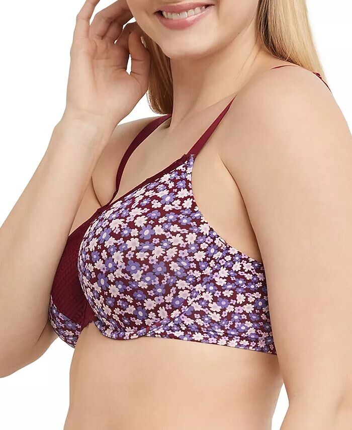 

Бюстгальтер на косточках с кружевом Comfort Devotion Extra Coverage 9404 Maidenform, красный