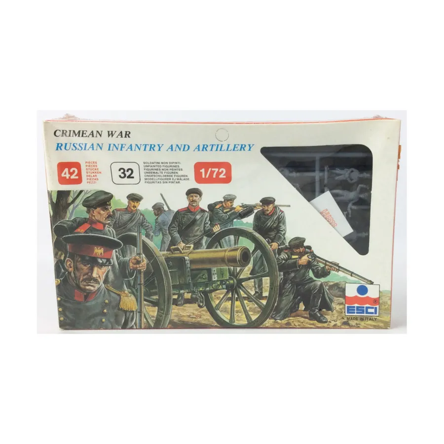 

Крымская война — русская пехота и артиллерия, Plastic Military Figures (1:72) (ESCI)
