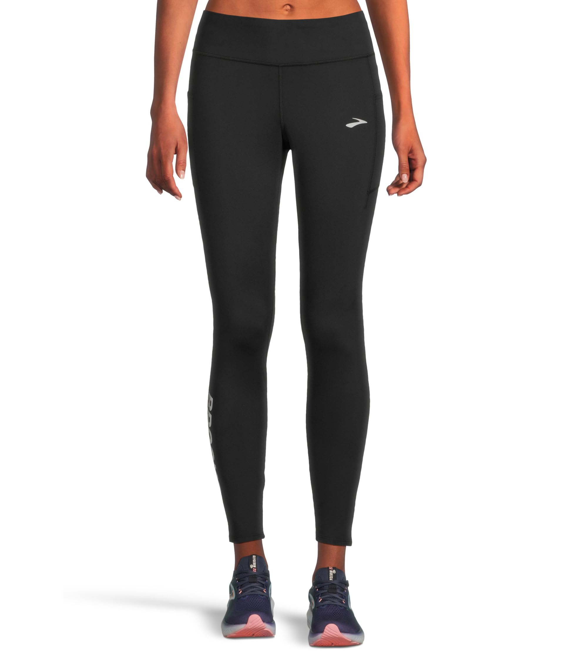 

Брюки Brooks Momentum Thermal Tight 2.0, цвет Black/Speed Logo