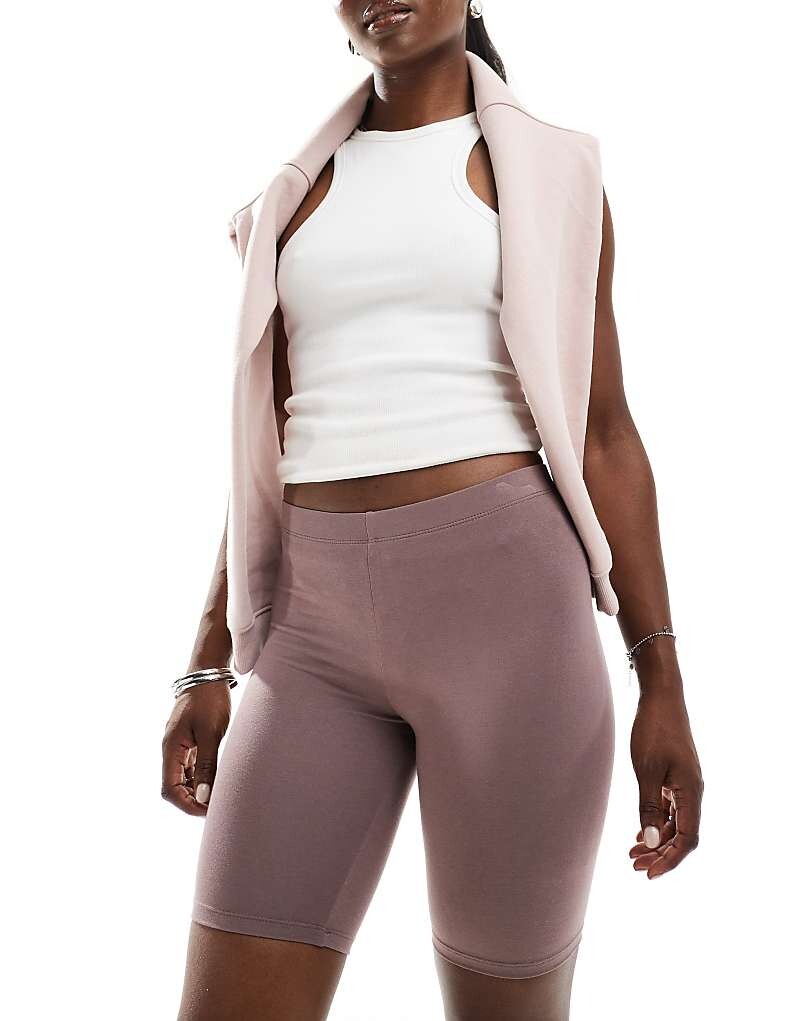 

ASOS DESIGN - Базовые леггинсы Kurze темно-серого цвета