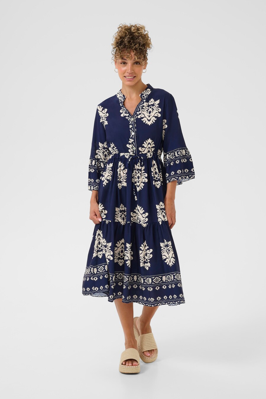 

Миди платье Cream Koren, Navy