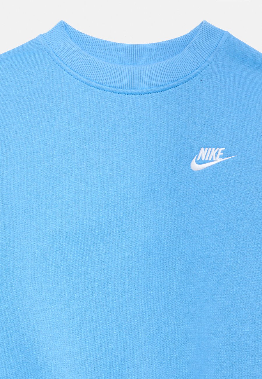 Толстовка Nike Sportswear CLUB CREW UNISEX, University Blue/White/Blue — фото 3