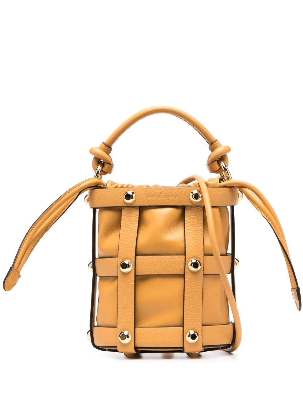 

Сумка-ведро Cage Ferragamo, нейтральный