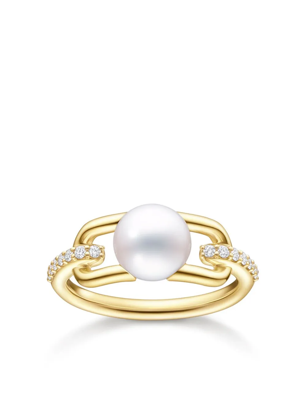 

Золотое кольцо Collection Line Fine Link с жемчугом TASAKI, золотой