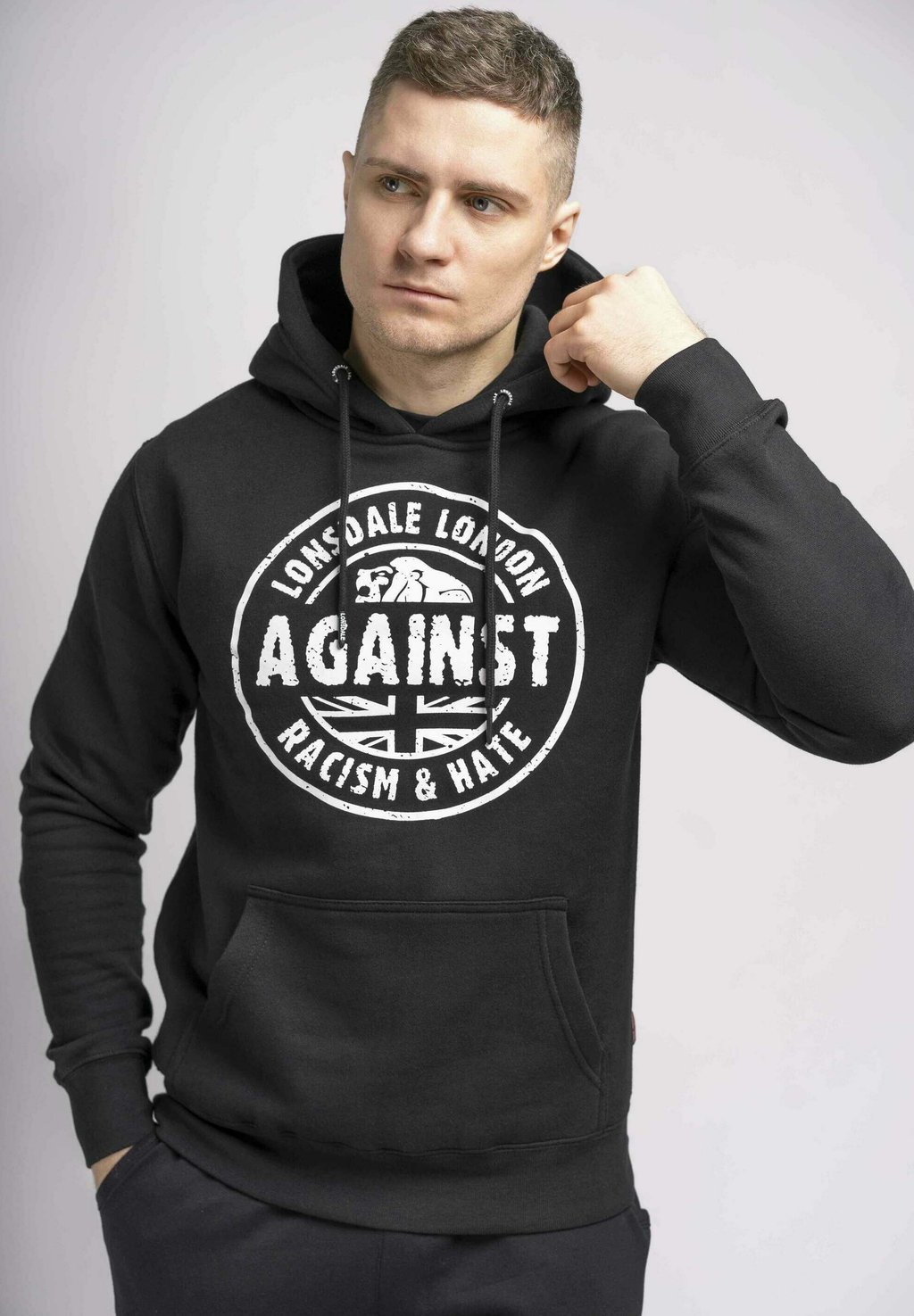 

Толстовка с капюшоном Sweatshirt Lonsdale, черный