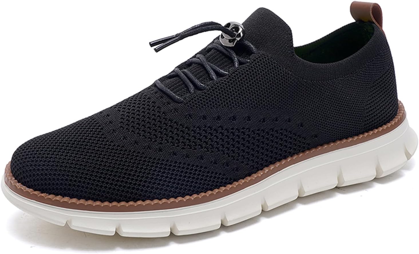 

Мужские ортопедические кроссовки Ihinzry, с сеткой, удобные для ходьбы, легкие, дышащие, с мягкой подошвой, без шнурков, черный