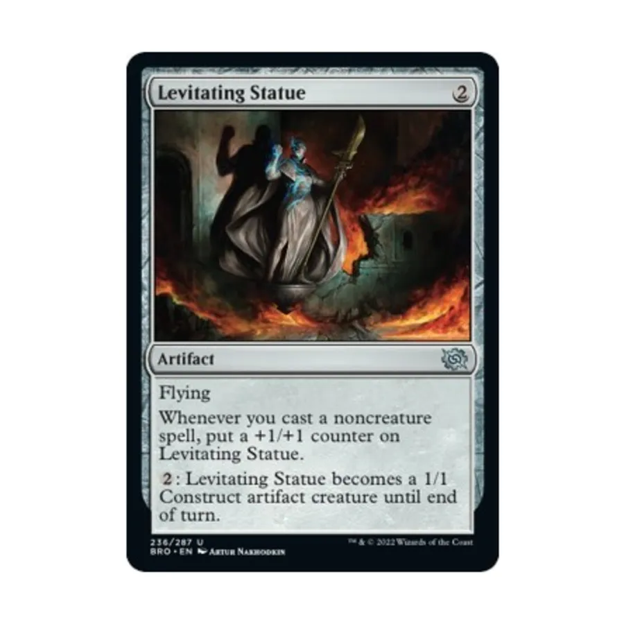 

CCG Левитирующая статуя (U), MTG - The Brothers War