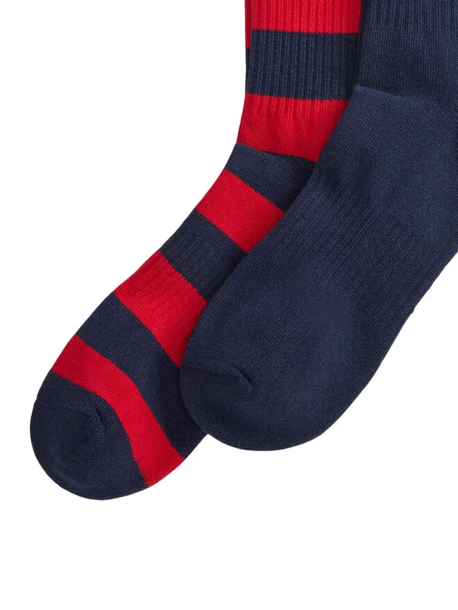 Polo Ralph Lauren Длинные носки 449P11915001 темно-синие — фото 3