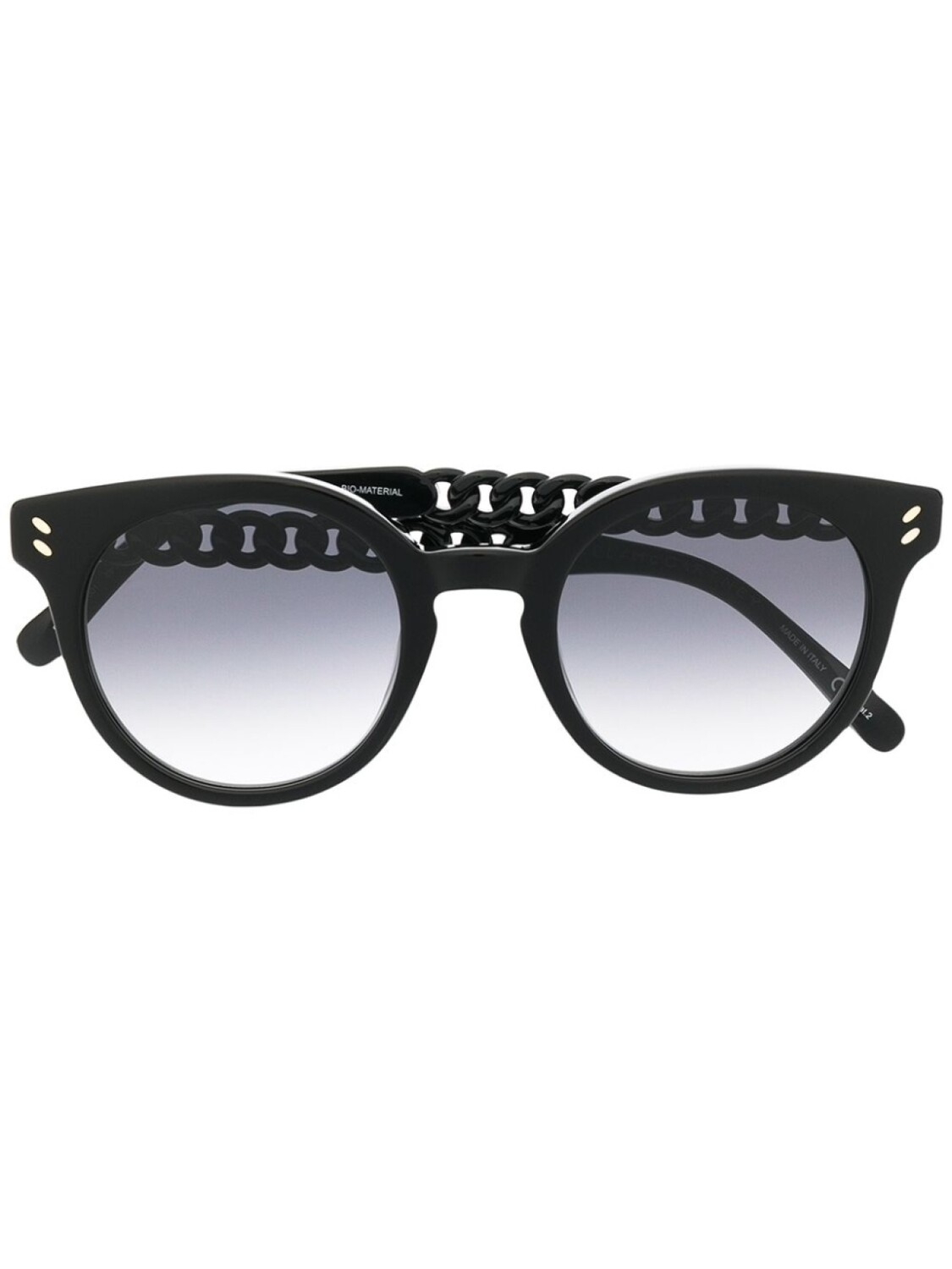 

Солнцезащитные очки с цепочными дужками Stella McCartney Eyewear, черный