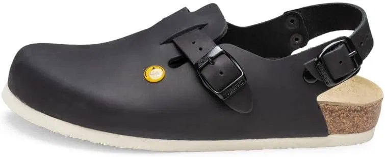 VITAFORM Сабо Arbeitsschuhe - ESD Сабо для Damen und Herren - Naturkork Fußbett Eva-Sohle - Damen Schuhe Gesundheit, Black Ws — фото 2