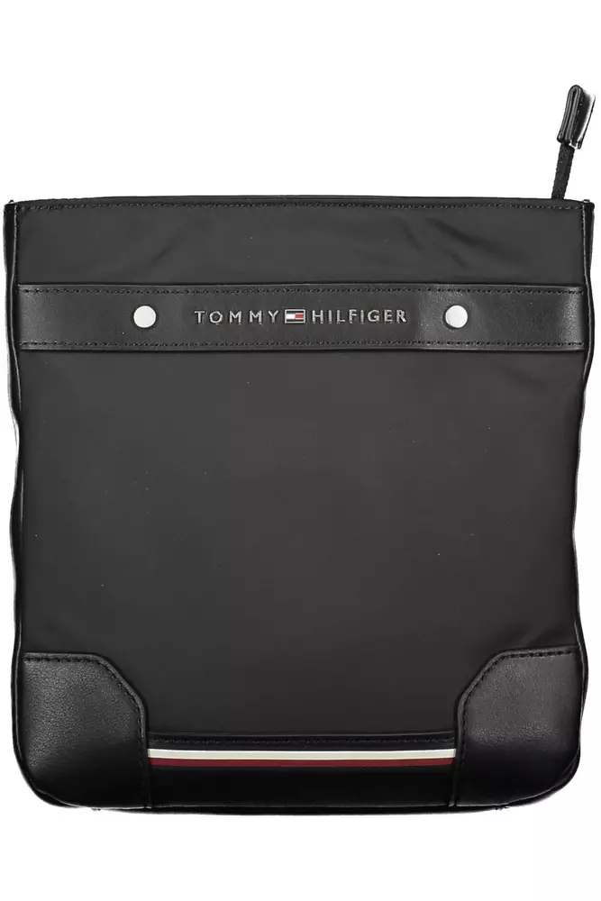 

Черная мужская сумка из полиэстера через плечо Tommy Hilfiger