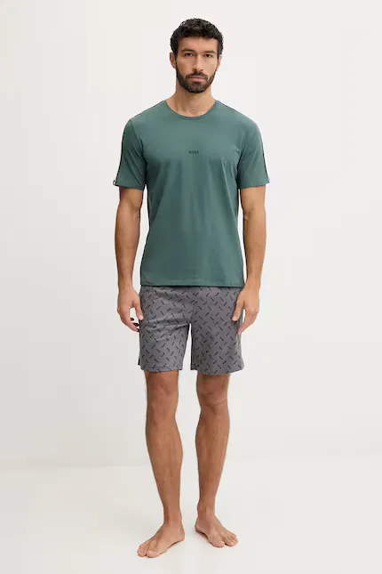 Футболка мягкая Unique T-Shirt BOSS, зеленый — фото 2