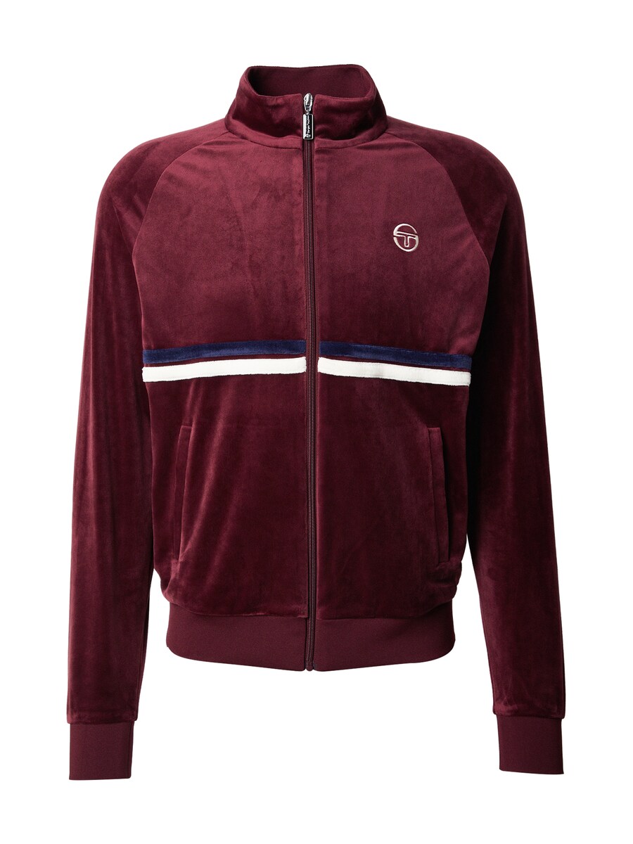 

Толстовка с капюшоном на молнии Sergio Tacchini Dallas, бордовый