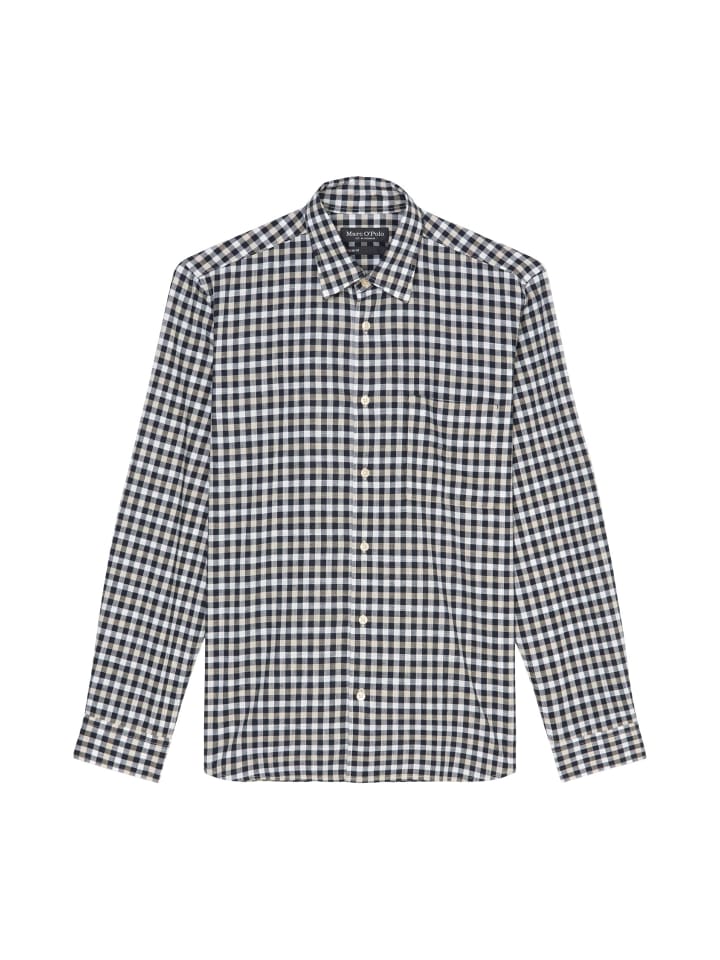 

Рубашка Marc O'Polo Hemd regular, цвет multi/dark navy