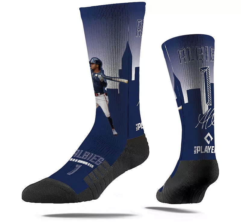 

Мужские носки Strideline Atlanta Braves Ozzie Albies Hometown Hero