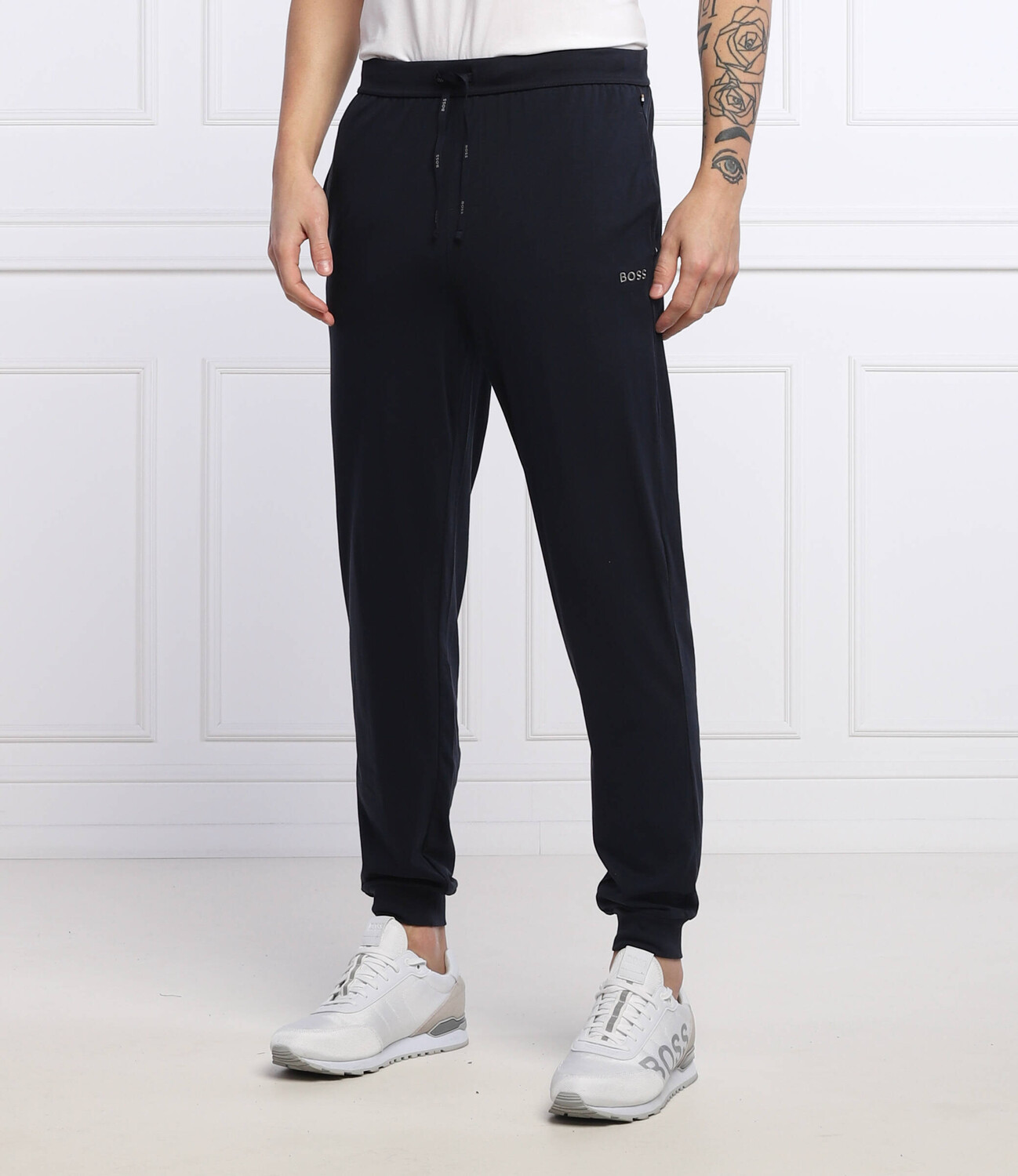

Спортивные брюки BOSS BLACK Mix&Match Pants Regular Fit, темно-синий
