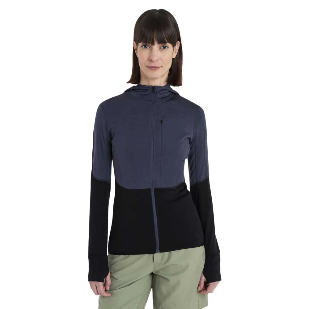 

Толстовка Icebreaker Merino 200 RealFleece Descender full zip, серый