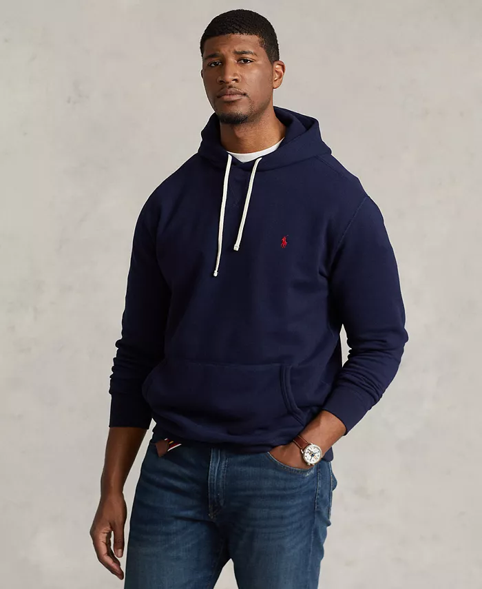 

Мужская толстовка с капюшоном The RL Fleece Big & Tall Polo Ralph Lauren, синий