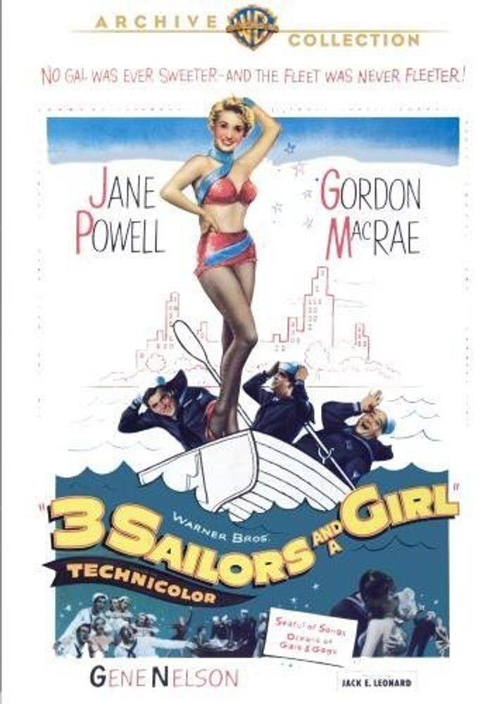 

Диск DVD 3 Sailors & A Girl [Manufactured On Demand] (DVD-R)