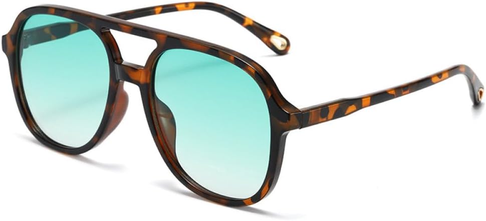 

Модные солнцезащитные очки для женщин в крупной оправе с леопардовым принтом, зеленые очки, трендовые солнцезащитные очки для вождения, защита от ультрафиолета UV400 generic, Leopard Green