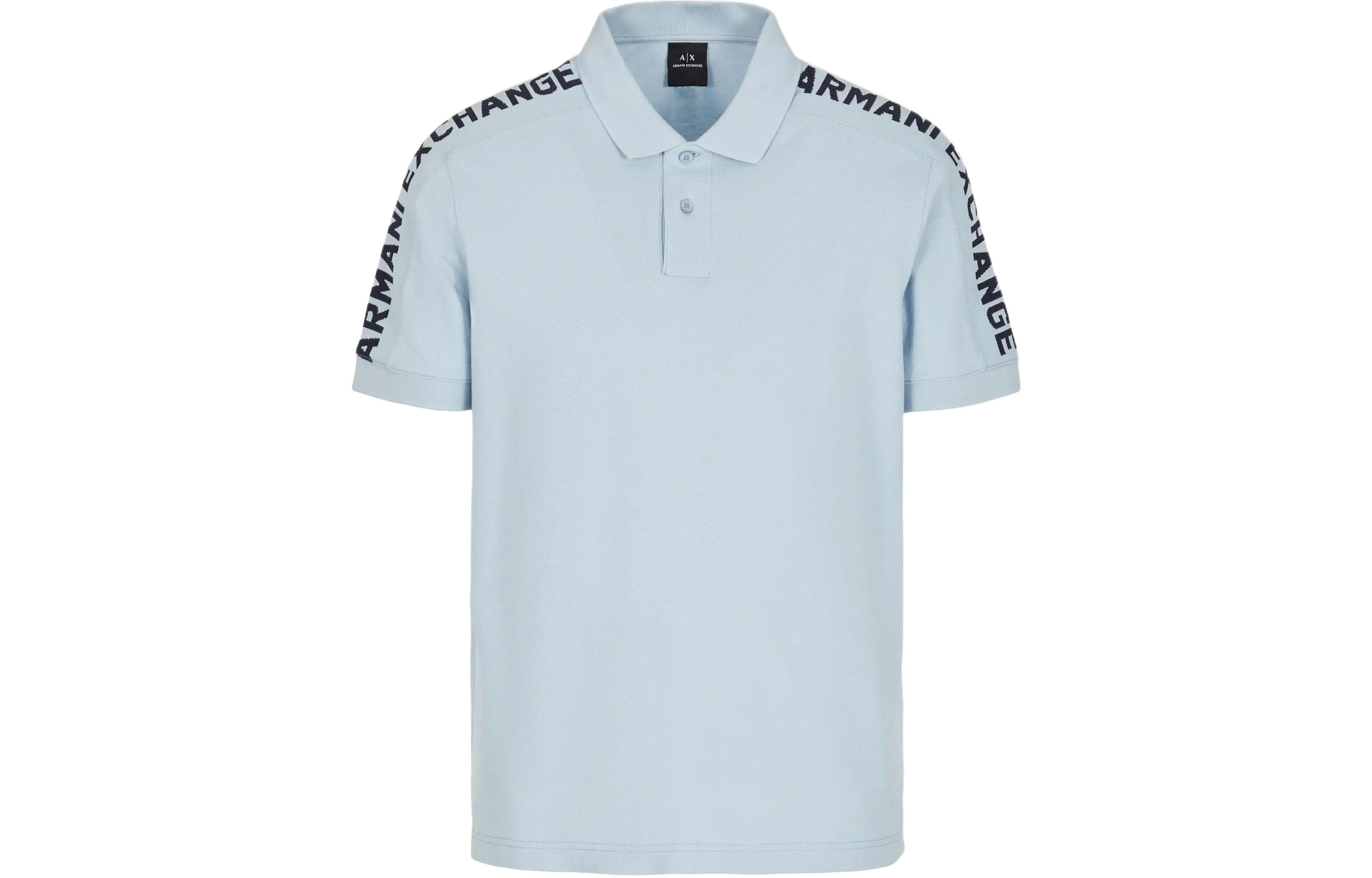 

Мужская рубашка-поло SS24 ARMANI EXCHANGE, Marine Blue