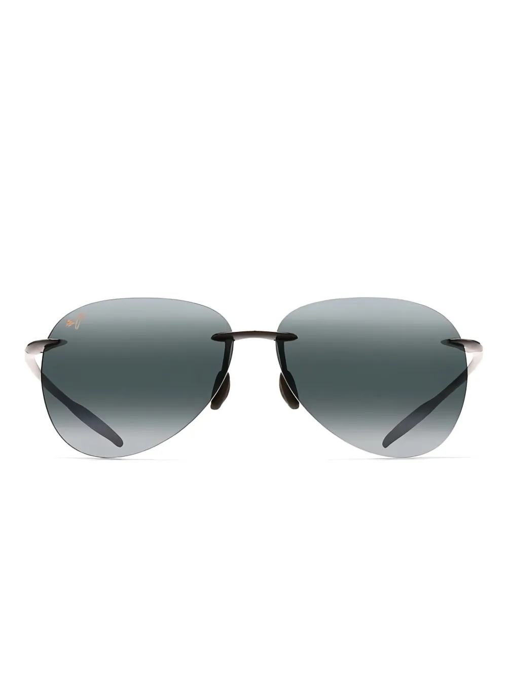 

Солнцезащитные очки без оправы Sugar Beach Maui Jim, черный