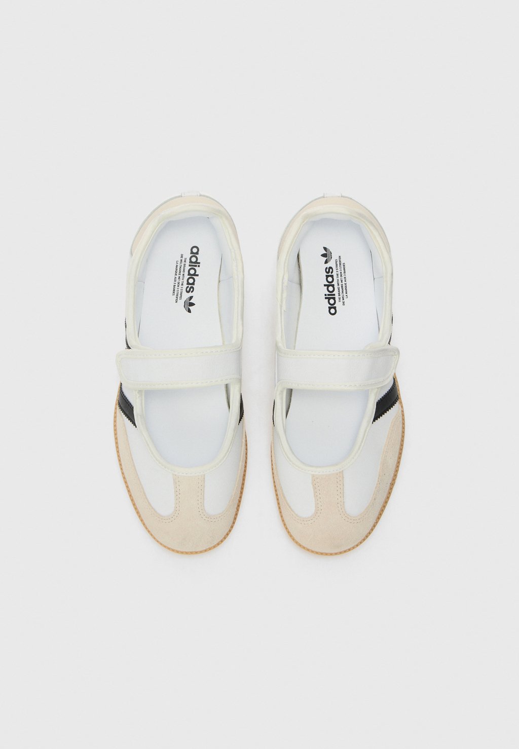 Балетки с ремешком на щиколотке SAMBA JANE Adidas Originals, белый — фото 4