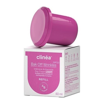 

Clinea Clinea Bak Off Wrinkles Light Spf20 Refill Anti-Aging Day Cream Light Texture 50ml Clinéa
