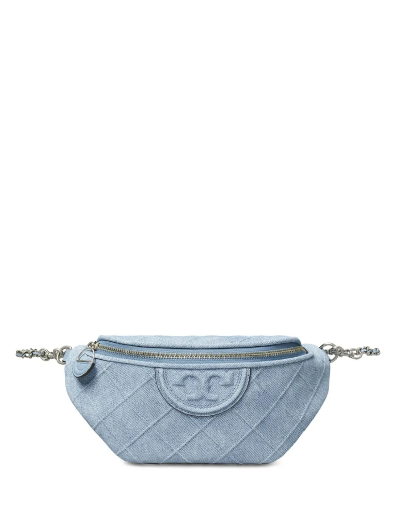 

Tory Burch джинсовая поясная сумка Fleming, синий