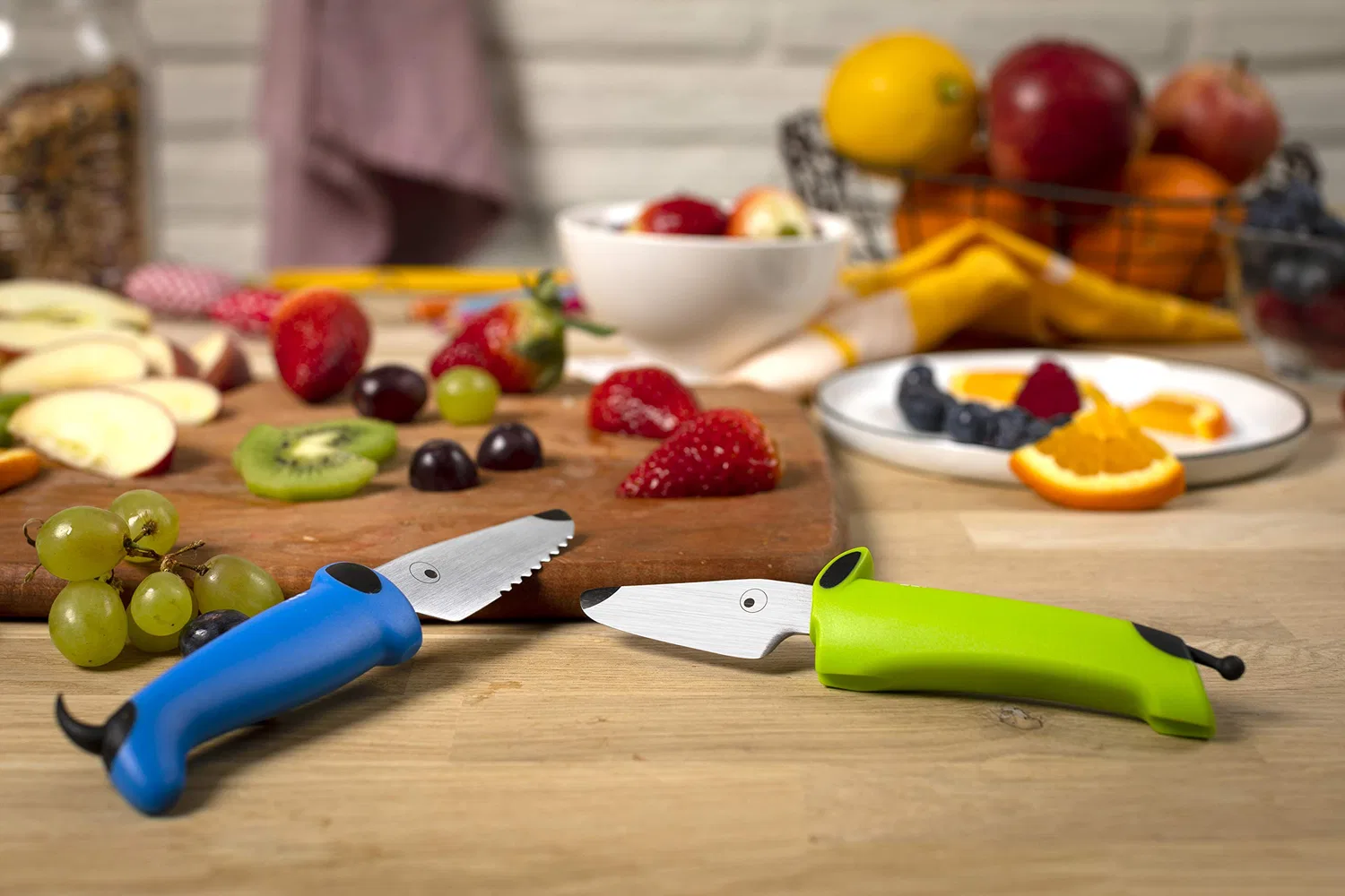 Детский кухонный набор «Kinder Kitchen Essential Set» сине-зеленый от Kuhn Rikon — фото 4