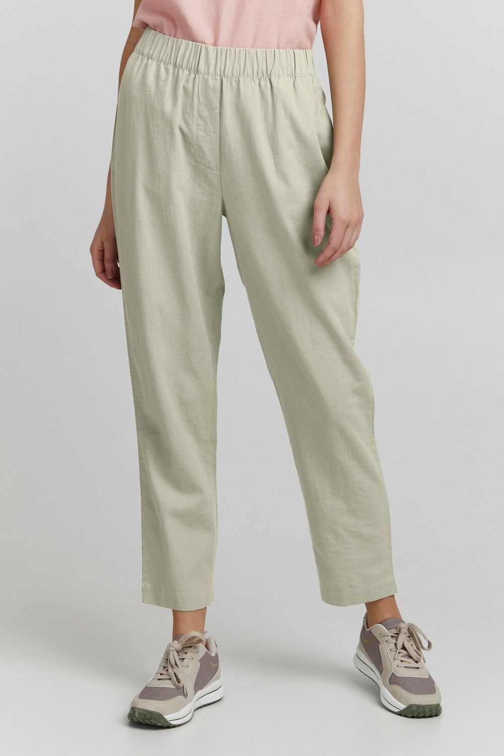 

Брюки Oxmo Leinenhose, зеленый