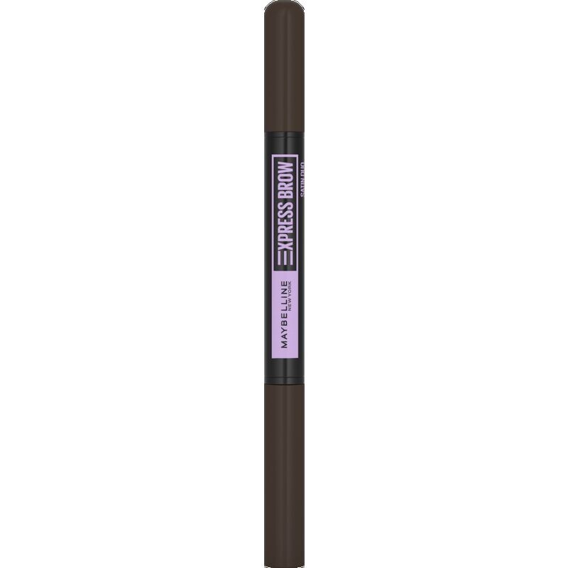 

Карандаш для бровей Express Brow Satin Duo 05 Черный коричневый Maybelline New York, 1 шт.