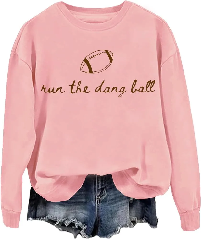 

Толстовка Run The Dang Ball для футбольного мамы FITKEYS