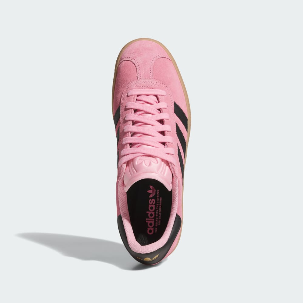 Кроссовки Adidas Gazelle ADV Shoes, цвет Light Pink/Core Black/Gum — фото 2