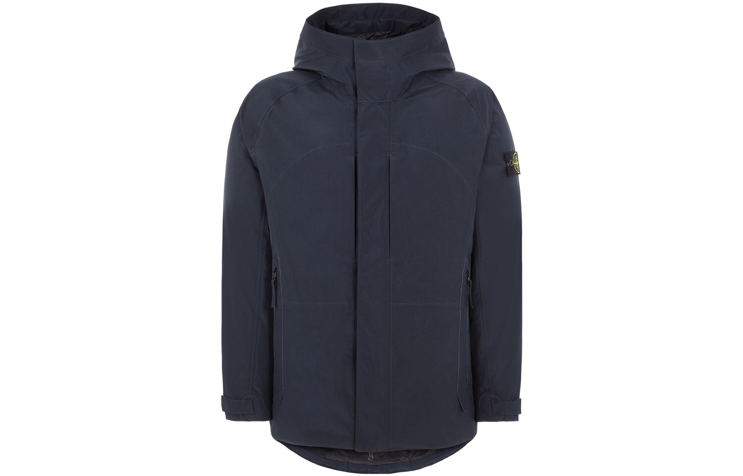 

Пуховик мужской темно-синий Stone Island, темно-синий