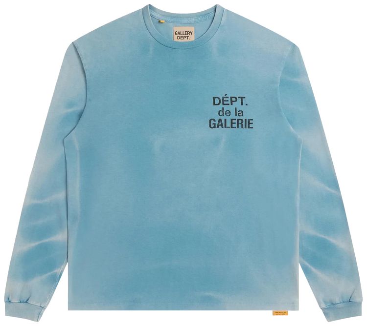 

Футболка Gallery Dept. French Long-Sleeve Tee 'Teal', бирюзовый