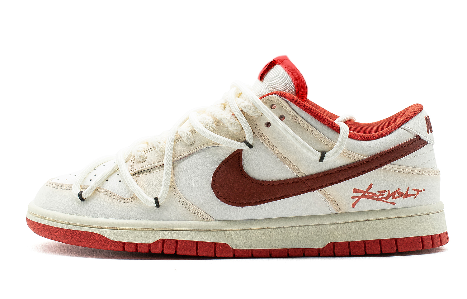 

Nike Детские скейтбордские кроссовки Dunk Start Of Autumn с противоскользящей и износостойкой подошвой, низкие, бело-коричневые, для подростков