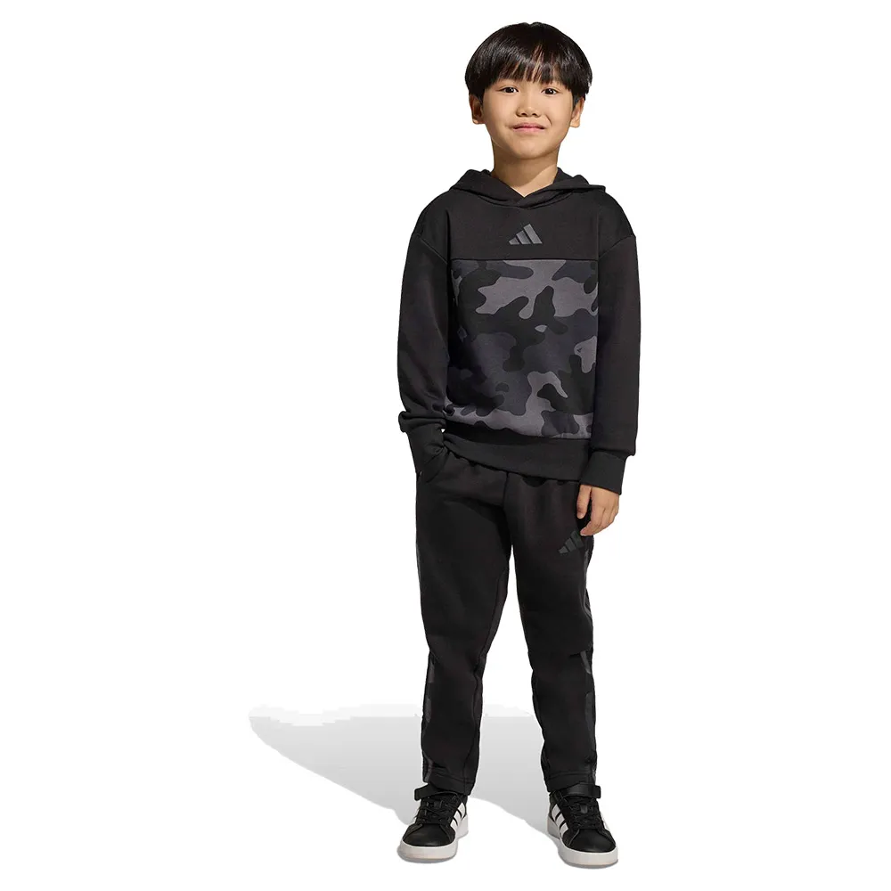 

Комплект adidas Seasonal Essentials Camo Fleece Jogger, черный