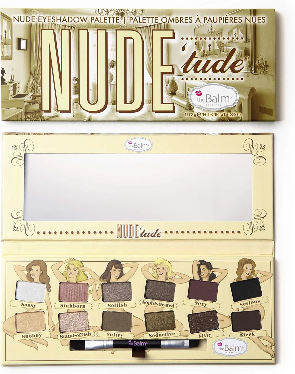 Тени для век The Balm Nude Tude Eyeshadow Palette 11.08g Multicolor