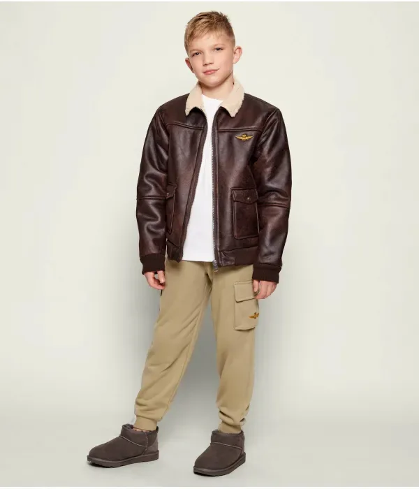 Спортивные штаны regular fit Aeronautica Militare, зеленый — фото 2