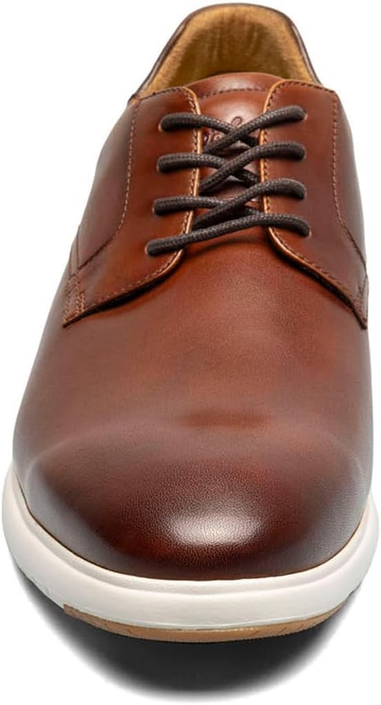 Мужские оксфорды Florsheim Dash с простым носком, Cognac — фото 3
