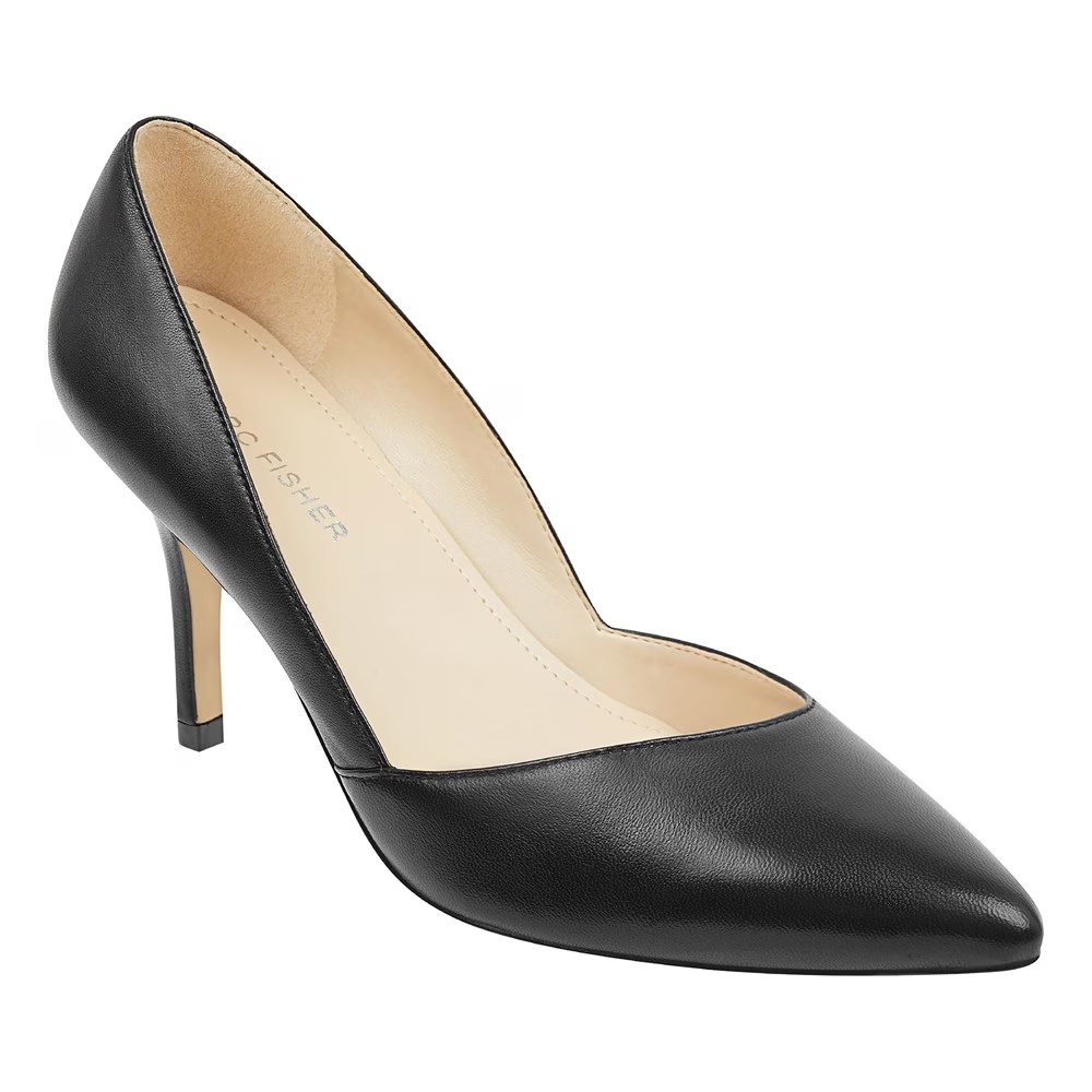 Туфли на каблуке Tuscany Marc Fisher, black synthetic