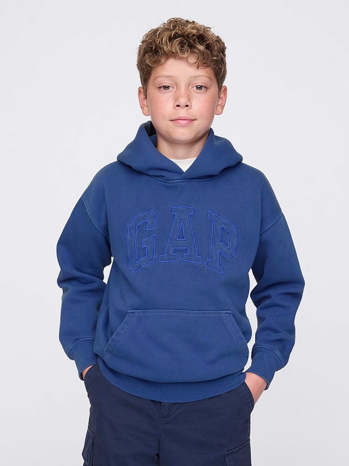 

Пуловер с капюшоном GAP Hoodie, синий