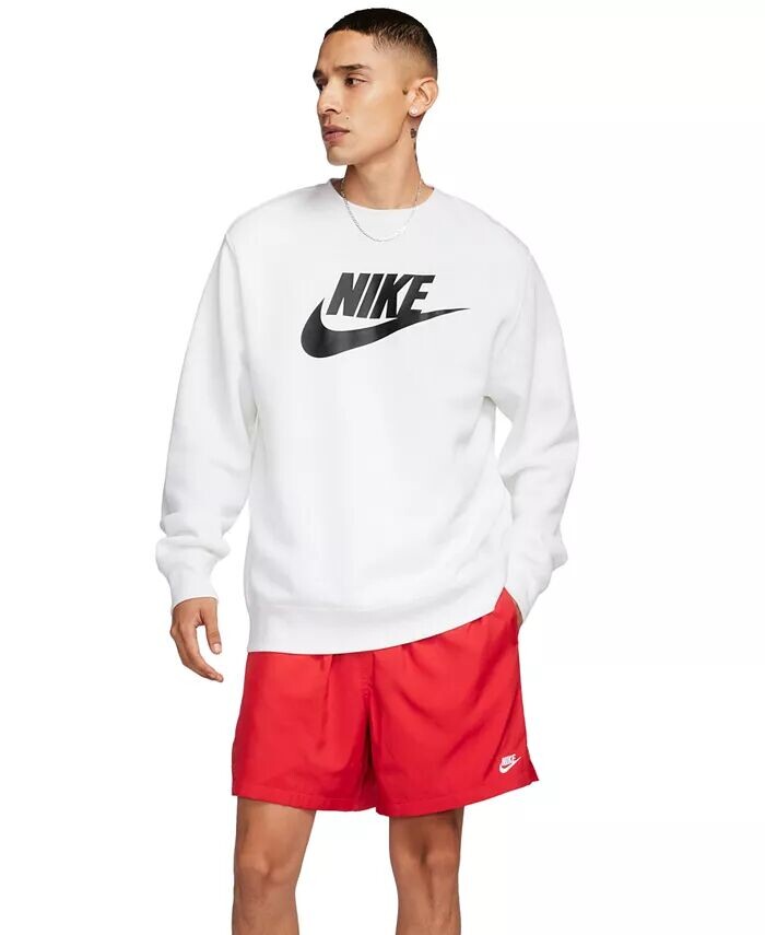 Мужские шорты Club Flow свободного кроя 6 дюймов на шнурке Nike, красный — фото 3