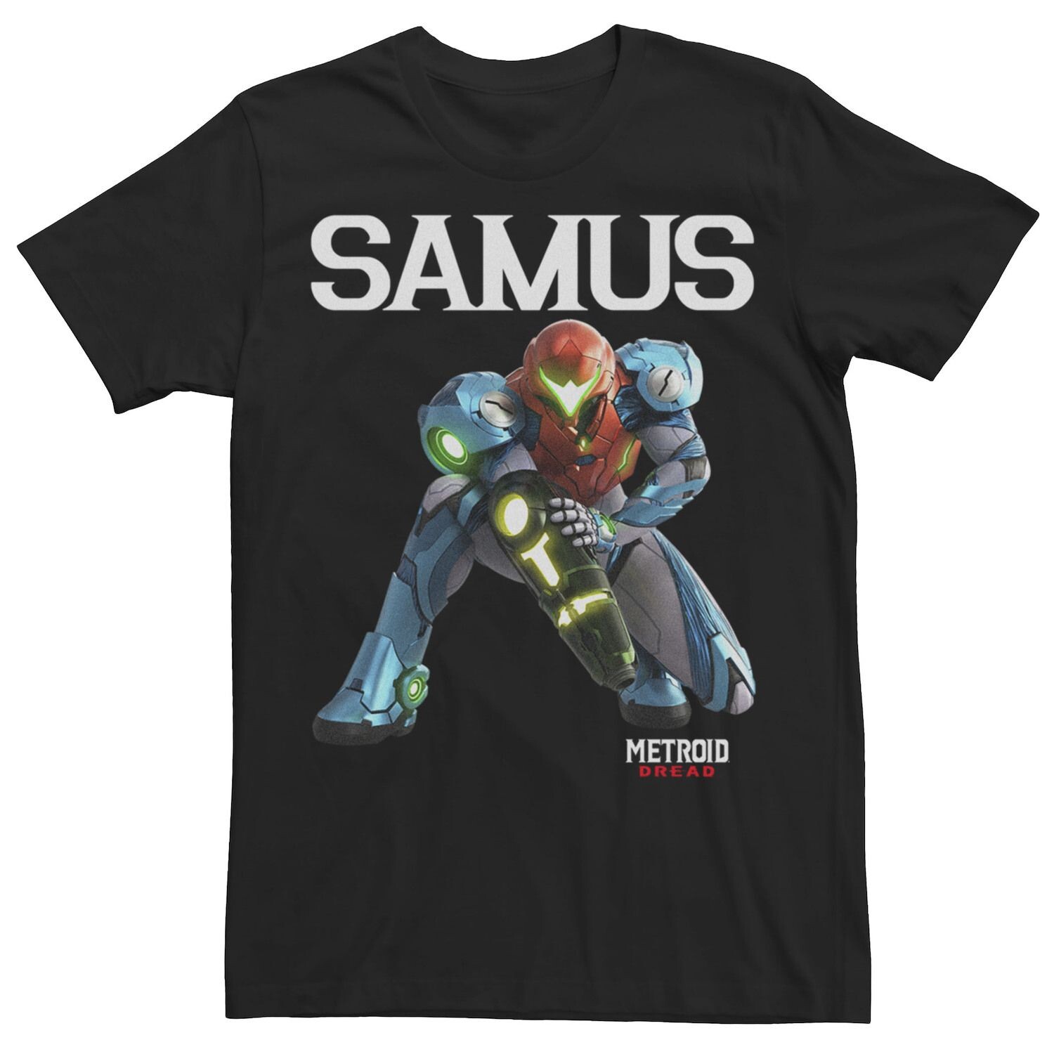 

Мужская футболка Metroid Dread Samus Crouching Portrait Licensed Character