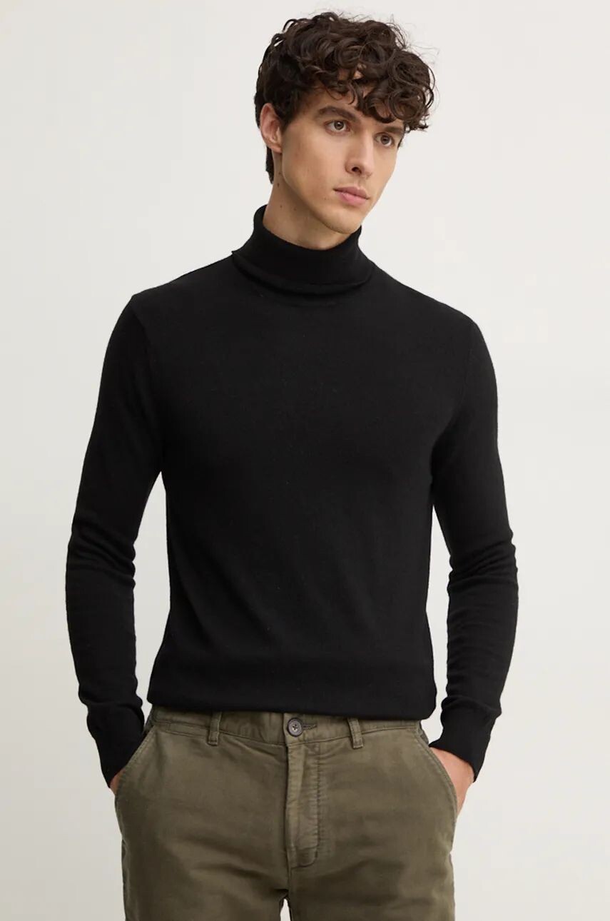 

Свитер Sisley из смесовой шерсти, черный