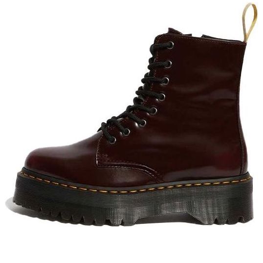 

Ботинки Dr. Martens Vegan Jadon II Martin boots Couple Style Brown Red 22563600